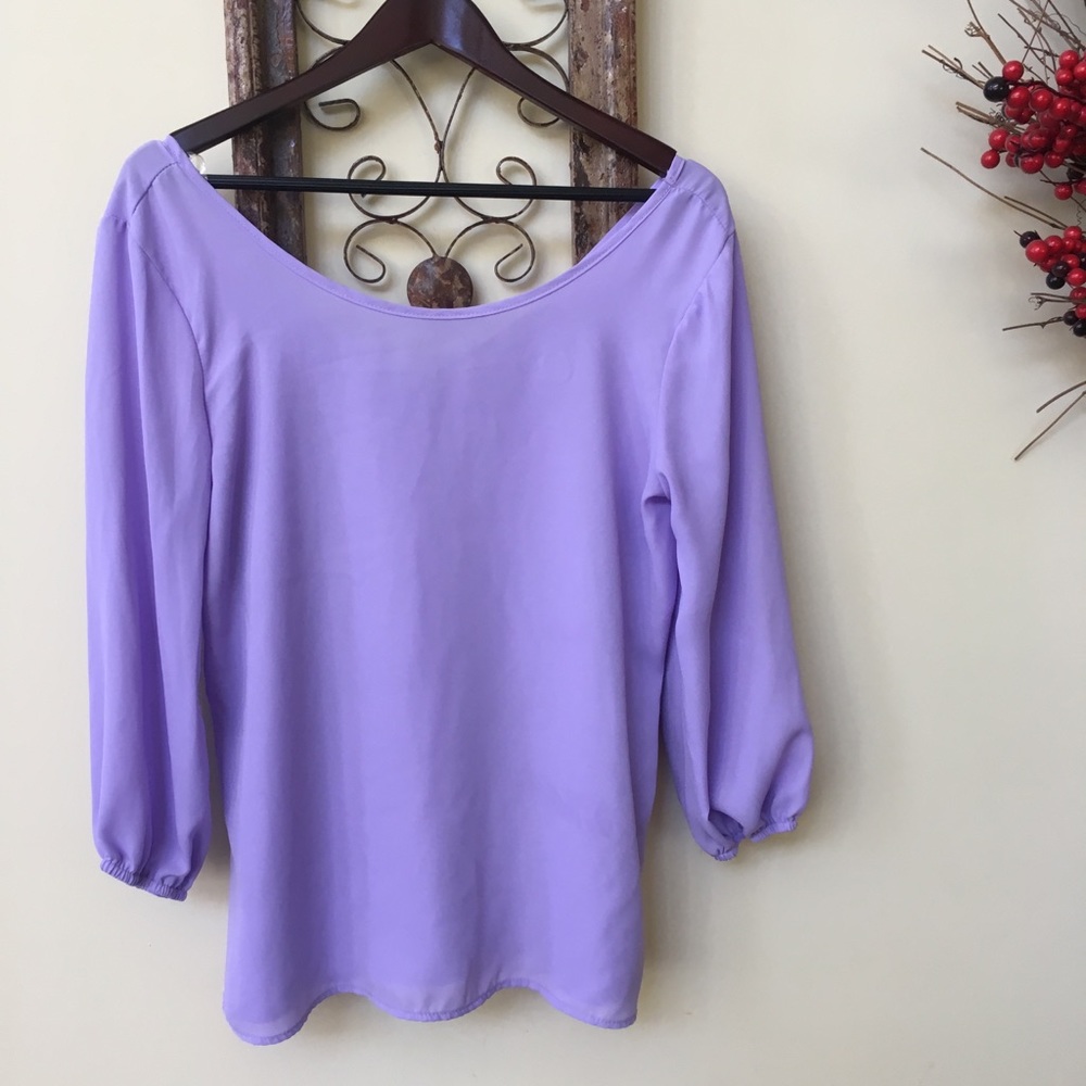 Moa Moa Lavender Blouse